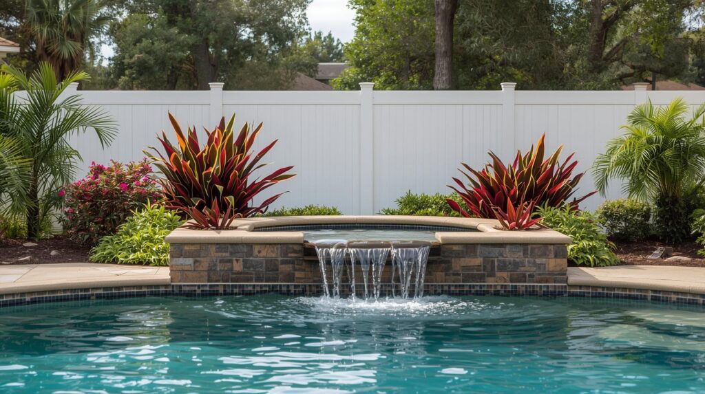 a pool with a waterfall 4